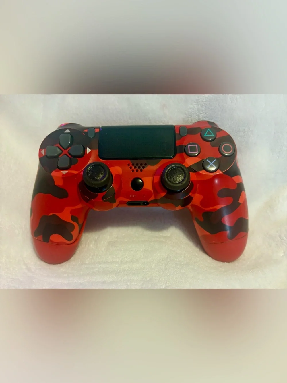 Sony DualShock 4 Red Camouflage Wireless Controller